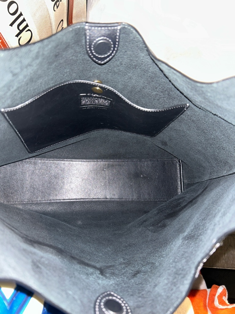 Coach Brooklyn Shoulder Bag 39 in Black - Picture 9 of 17